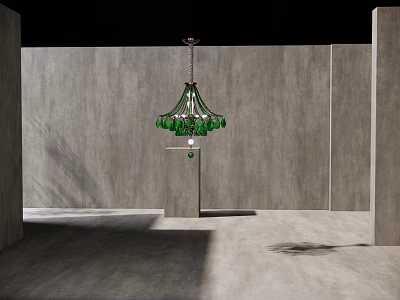 Modern chandelier 3d model