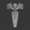 Modern Spaceship Spacecraft 3d model