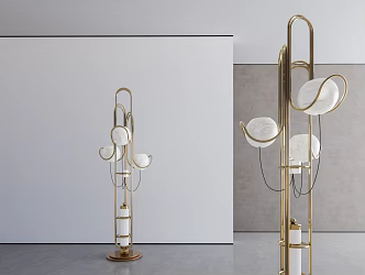 Italian floor lamp 3d model