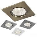 Sleek Recessed Downlights with Metal Frame and Clear Lens for Ceiling Lighting