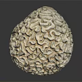 Decorative Furniture Sphere With Intricate Textured Design For Modern Home Decor