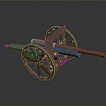 Artillery Gun Artillery Ship Gun Gun Siege Gun Cannon Anti-aircraft Breaking Heavy Gun Heavy Gun 3d model