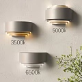 Modern Wall Mounted Lights with 3500K 5000K 6500K Color Temperature Options