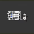 Modern Chromatography System Science Laboratory Chromatography System 3d model