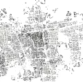 Urban City Map With Detailed Street Grid Layout And Design