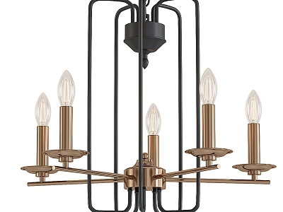 Chandelier 0190CL 5BK model