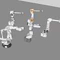 Mechanical Arm Manipulator Intelligent Robot Industrial Robot Automatic Mechanical Arm 3d model