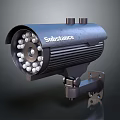 Modern Camera Monitor Head Security Surveillance Camera 3d model
