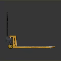 Yale Yellow Manual Pallet Truck With Forks And Handle For Warehouse Material Handling