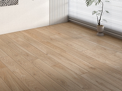 Light Luxury Floor Walnut Floor Matte Wood-grain Brick I-shop model