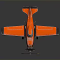 Red Vintage Model Airplane With Propeller Tail Letter P And N234M Registration On Dark Background