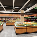 Modern Supermarket 3d model