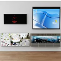 Projector Projection Curtain Display LED Electronic Display Monitoring Screen Advertising Screen 3d model