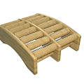 Ergonomic Wooden Therapeutic Foot Massage Medical Device with Multiple Rollers