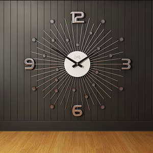 Modern Clock Wall Decoration Hanging Watch 3d model