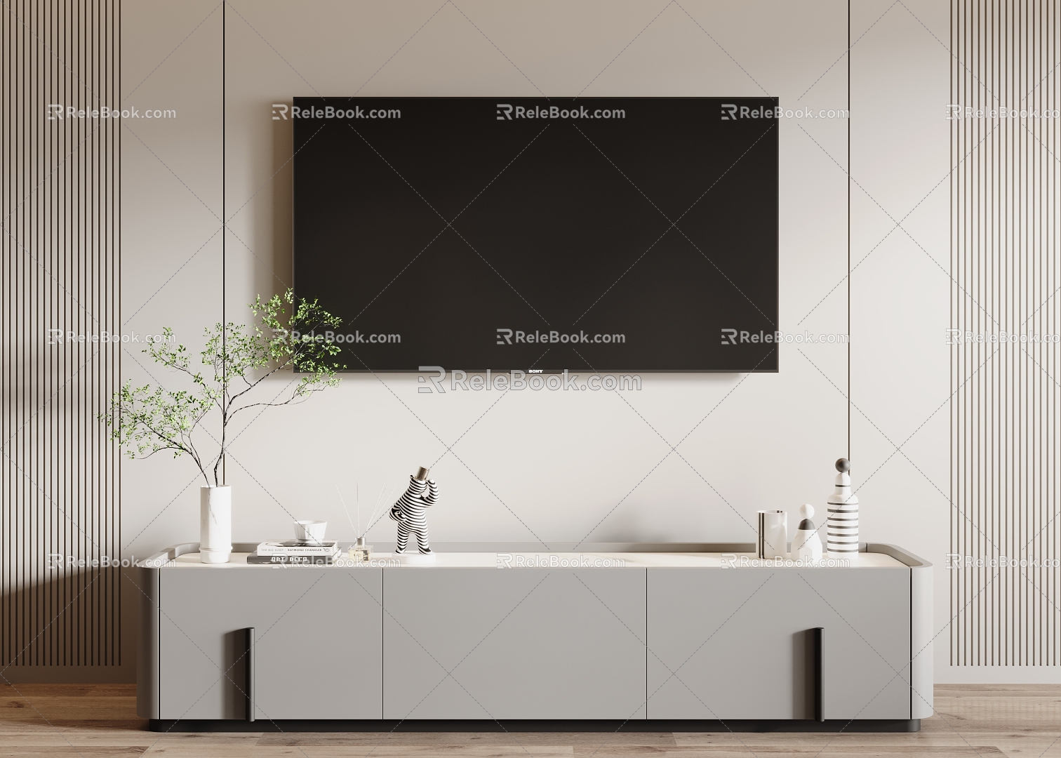 Modern TV Cabinet 3d model