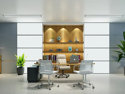 Hyundai Office Chairman General Manager Office 3d model