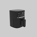 Black Westbend Air Fryer With Digital Display And Temperature Control 3d model