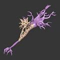 Medical Device Featuring 3D Neuronal Branch Design Claw Shaped End And Reflective Surface