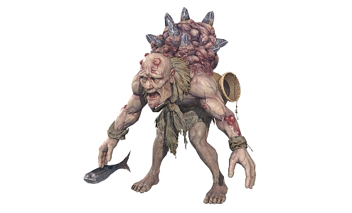 Modern Monster 3d model