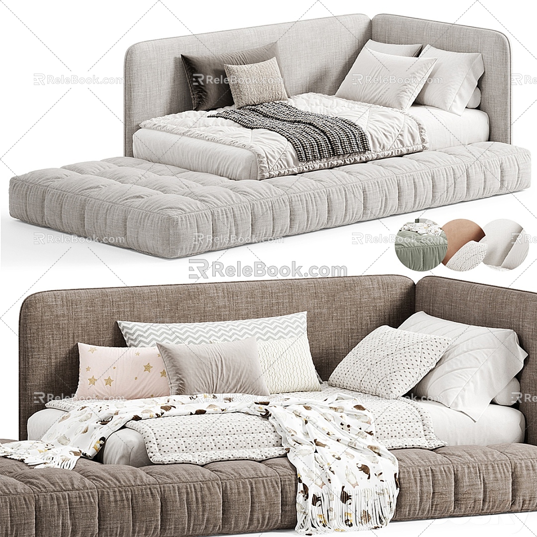 Children's bed 3d model