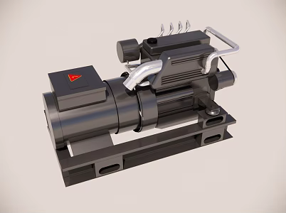 Diesel engine 35GT engine 3d model