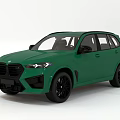 Green Sporty SUV With Modern Exterior Black Grille And Stylish Black Wheels