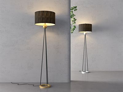 Modern floor lamp 3d model