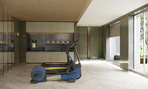 Modern Gym 3d model