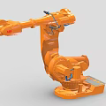 Orange ABB Industrial Robotic Arm Equipment For Automated Manufacturing Applications