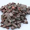 Natural Stone and Wood Chunks Pile for Home Decor and Construction Projects