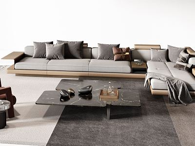 Modern Sofa Coffee Table Combination Miloti Sofa Combination model