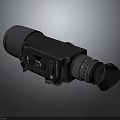 High Quality Electronic Optical Device With Professional Lens Control Panel And Black Housing 3d model