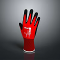 Professional Power Glove with Red and Black Design for Daily Use