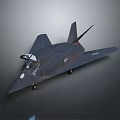 Modern Fighter Stealth Fighter Stealth Bomber Fighter 3d model