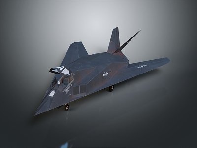 Modern Fighter Stealth Fighter Stealth Bomber Fighter 3d model