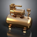 Golden Air Compressor Equipment With Motor Pressure Gauge And Storage Tank