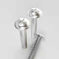 Cross Metal Screw Metal Thread Cross Screw 3d model