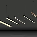 Various Modern Medical Droplight Designs With Long Strip Shapes For Hospital Use