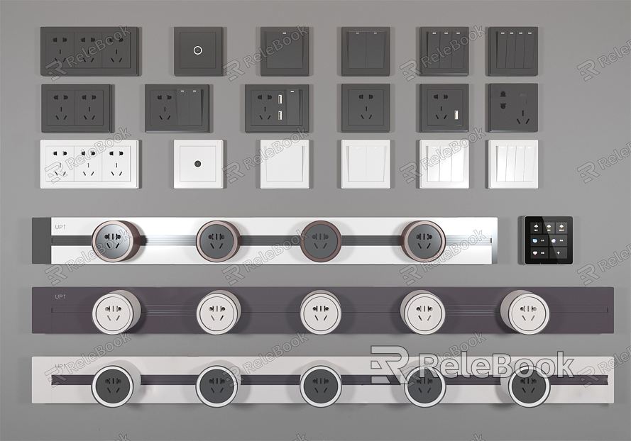 Modern Switch Mobile Switch Socket Panel model