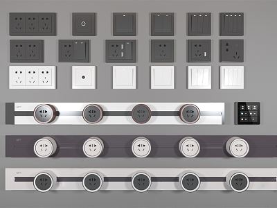 Modern Switch Mobile Switch Socket Panel model