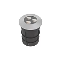 Public Facility Black Trash Bin With Silver Top Lid And Sturdy Design For Public Use