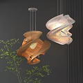 Alien art chandelier 3d model
