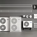 Efficient Modern Air Conditioner Fans With Various Types For Home Use