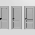 Various Hinged Doors With Different Panel Designs And Classic Styles