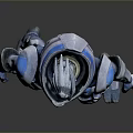 Sci-Fi Armor Alien Armor Sci-Fi Armor High-Tech Armor Futuristic Armor Alien Warrior Armor 3d model