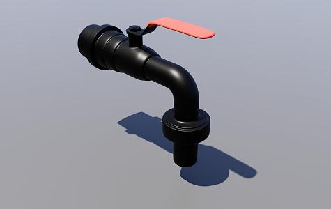 Garden faucet 3d model