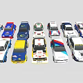Collection of Colorful Toy Race Cars With Various Styles And Designs