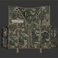 Modern Military Backpack Tactical Backpack Tactical Vest Vest Tactical Vest 3d model