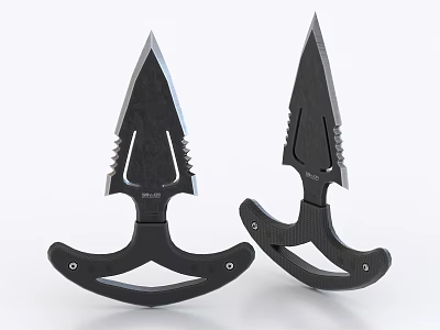 Darts Hidden weapon Shuriken 3d model